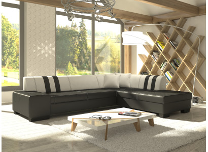 Design Corner sofa Sofa bed Bed function Sofas Couch Leather Textile Upholstery new