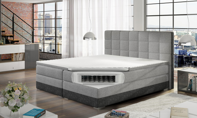 Leather bed Upholstery Bed Boxspring Beds bed base 180x200cm Mattress