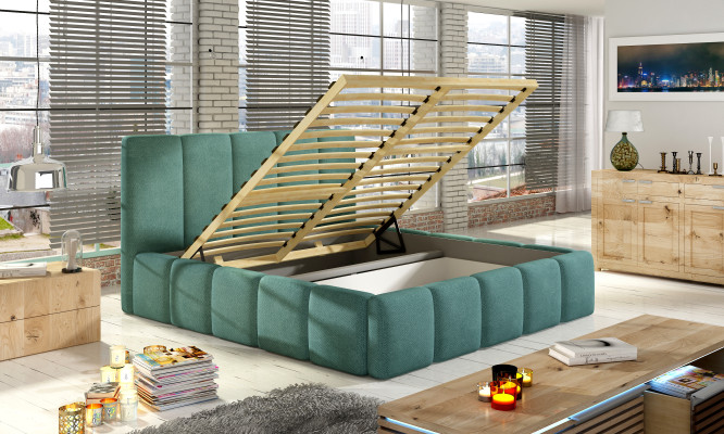Modern XXL luxury design bed beds style hotel double leather 140 160