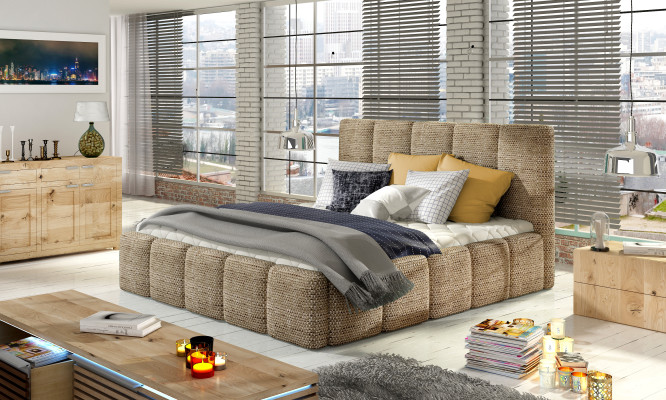 Modern XXL luxury design bed beds style hotel double leather 140 160
