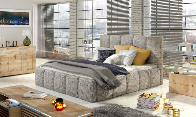 Modern XXL luxury design bed beds style hotel double leather 140 160