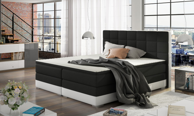 Leather bed Upholstery Bed Boxspring Beds bed base 180x200cm Mattress