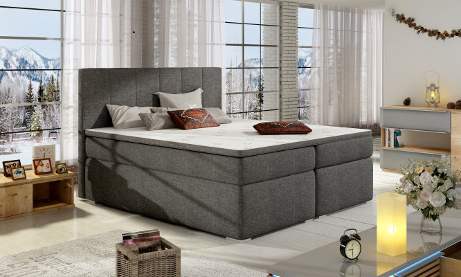 Leather bed Upholstery Bed Boxspring Beds 180x200cm bed base Mattress
