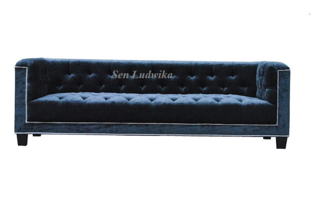 Elegant Design Couch Upholstery Chesterfield Sofa Couches Sofas Three Seater Velvet