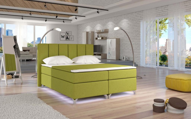 Luxury Designer Upholstered bed Bed Beds Designer bed Boxspring Textile 180x200 new