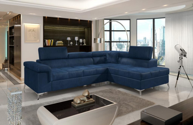 Design Sofa Couch Corner sofa Textile Upholstery Suite Living landscape Corner suite new