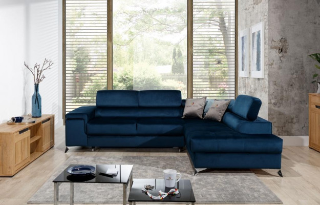 Design Sofa Couch Corner sofa Textile Upholstery Suite Living landscape Corner suite new