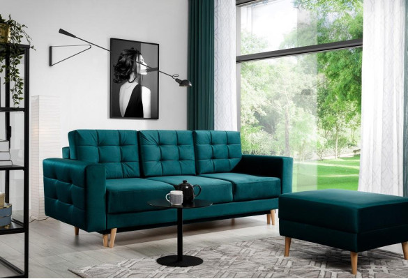 Sofa three-seater Classic Couch Upholstery 3 Seater 100% Textile Couchen Fabric new