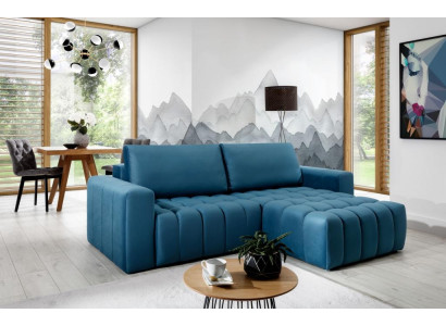Corner sofa Gray Fabric L-shape Couch Design Couch Upholstery Textile Modern Suite