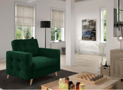 Armchair Chair Dining room TV Lounge Seat Green Modern Design Upholstered Chair new