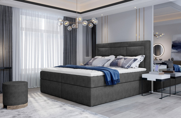 Textile Design Bed Double Beds Luxury Marriage Modern Hotel Frame Sleep