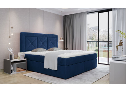 Luxury Velvet Beds Royal Leather Bed Palace Hotel Double bed new