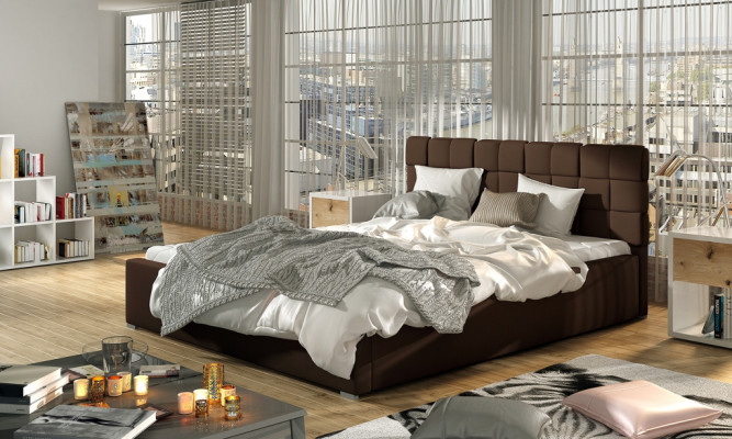 Designer Bed Bedroom Beds Textile Hotel Luxury Upholstery 200x200cm