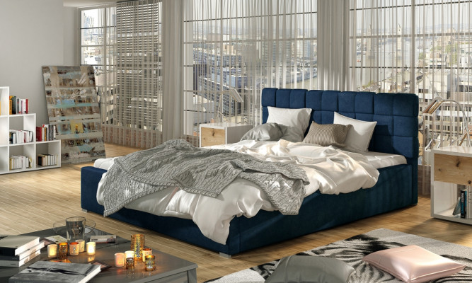 Designer Bed Bedroom Beds Textile Hotel Luxury Upholstery 200x200cm