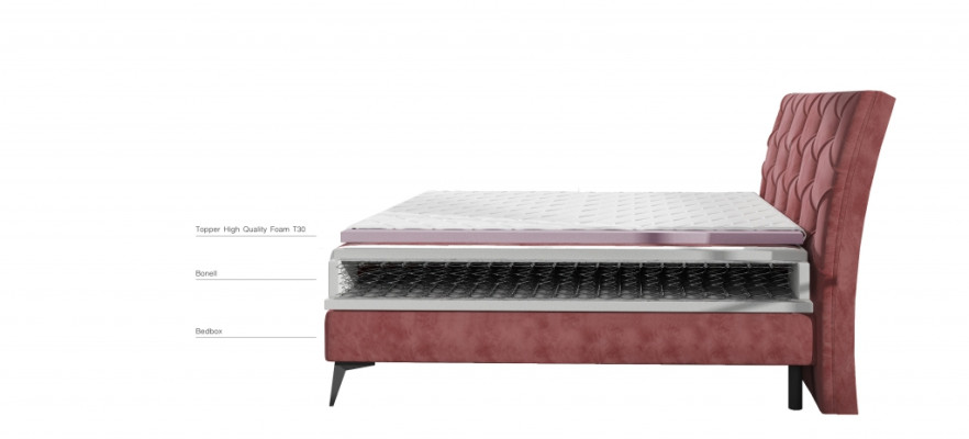 Chesterfield Silver Upholstered bed Double bed Beds Big XXL Designer Luxury