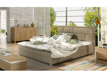 Designer Bed Bedroom Beds Textile Hotel Luxury Upholstery Robust