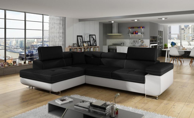 Living landscape L-shape Corner sofa Textile Design Upholstery Suite Sofa Corner Corner sofa