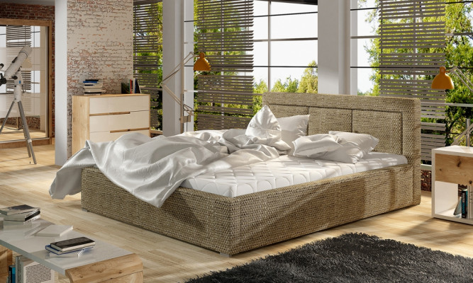 Designer Bed Bedroom Luxury Beds Textile Hotel Luxury Upholstery