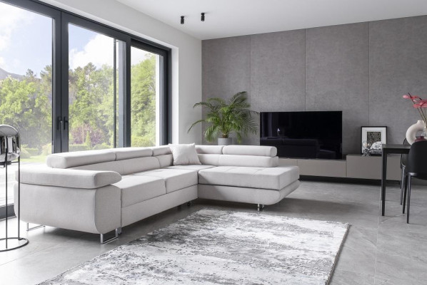 Living landscape L-shape Corner sofa Textile Design Upholstery Suite Sofa Corner Corner sofa