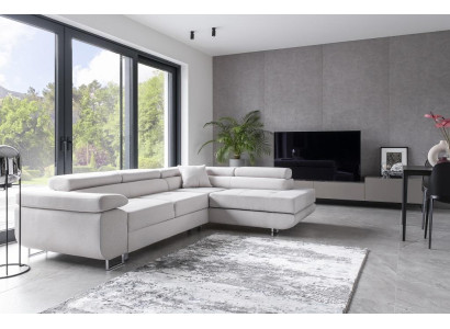 Living landscape L-shape Corner sofa Textile Design Upholstery Suite Sofa Corner Corner sofa