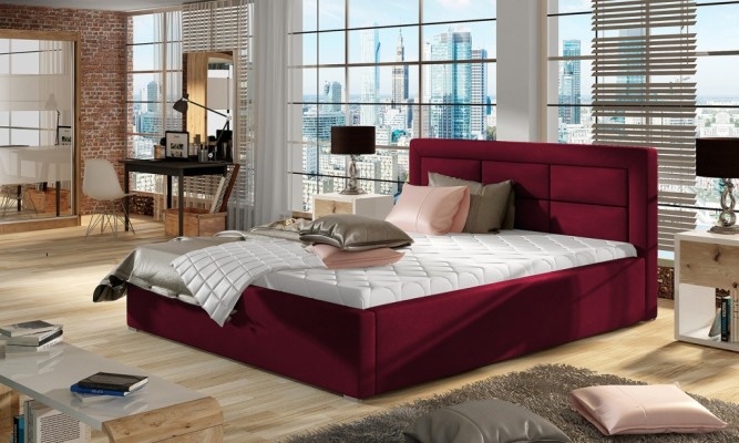 Designer Bed Bedroom Beds Textile Decoration Hotel Luxury Upholstery Robust