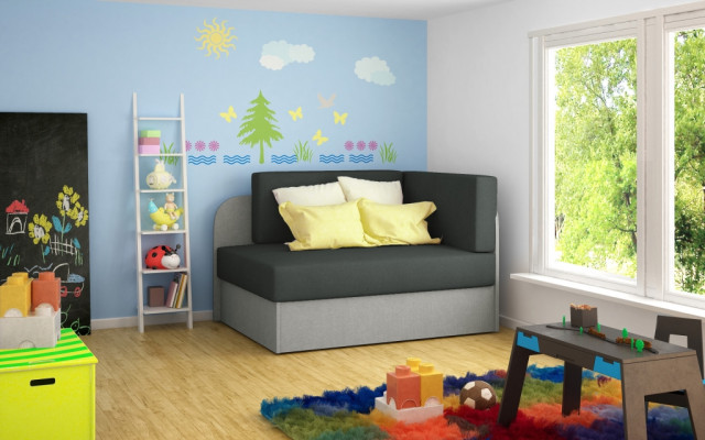 Children's sofa couch corner sofa upholstered sofa sofa bed sleeping function bed base room