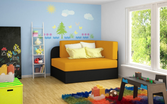 Children's sofa couch corner sofa upholstered sofa sofa bed sleeping function bed base room