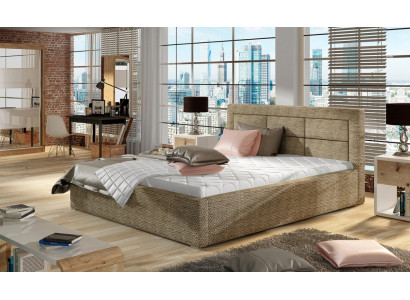Designer Bed Bedroom Beds Textile Decoration Hotel Luxury Upholstery Robust