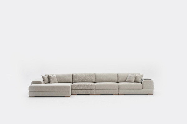 Corner sofa Living room Furniture Modern Sofa L-shape Luxury Couch new Gray