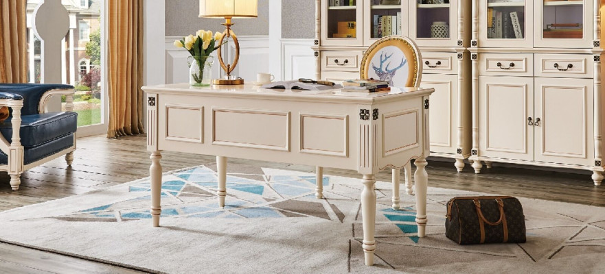 Desk Armchair Office Classic Office Furniture Furnishings Table 2pcs. Set new