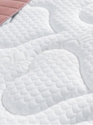 Boxspring Pink Chesterfield Bed Elegant Design Luxury 2x Bedside tables 3pcs.