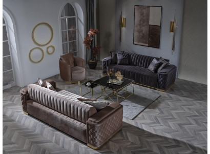 Chesterfield sofa set couch upholstery set 3 pieces. Suite Sofa Couches Velvet
