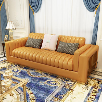 Living landscape Suite Design Modern Sofas Sofa 3 Seater Leather Sofa Couch