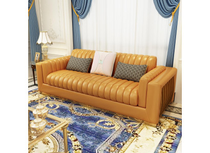 Living landscape Suite Design Modern Sofas Sofa 3 Seater Leather Sofa Couch