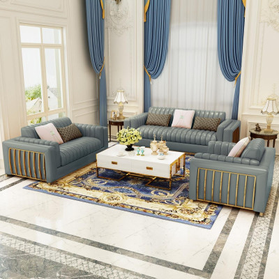 Living landscape Suite Design Modern Sofas Sofa 3 Seater Leather Sofa Couch