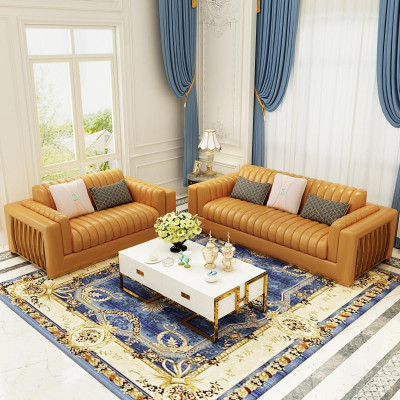 Living landscape Suite Design Modern Sofas Sofa 3 Seater Leather Sofa Couch