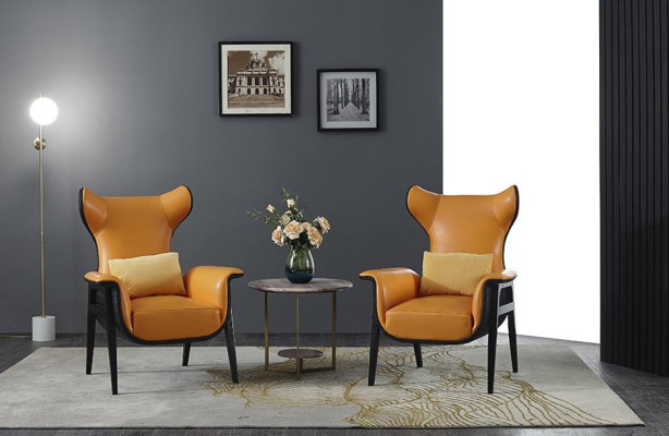 Design Armchair 1 Seater 70 x 90 cm Living room Single Seater Sofa Couch Lounge Club