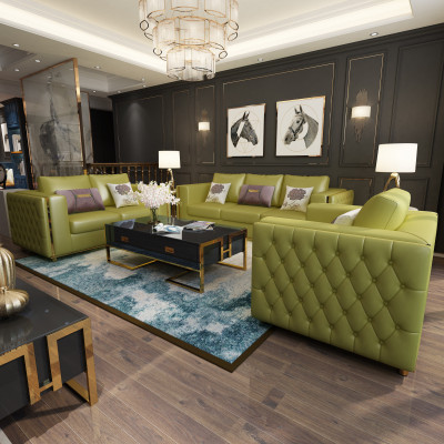 Leather Sofa Couch Living landscape Suite Design Modern Sofas Sofa 3 Seater Seat