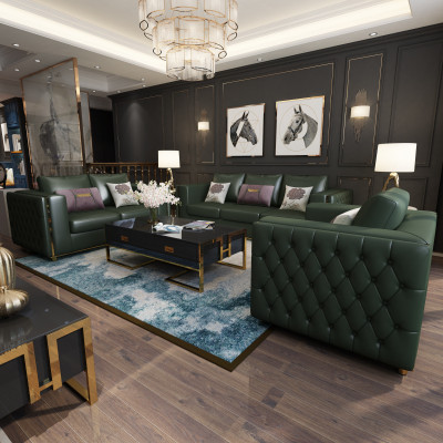 Leather Sofa Couch Living landscape Suite Design Modern Sofas Sofa 3 Seater Seat