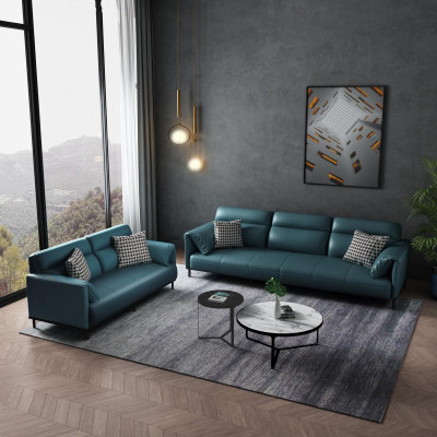Sofa 3 Seater Leather Sofa Couch Living landscape Suite Design Modern Seat