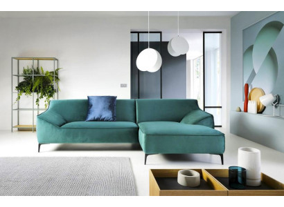 Design Corner sofa L-shape Modern Sofas Fabric Textile Couch Living landscape Sofa Velvet