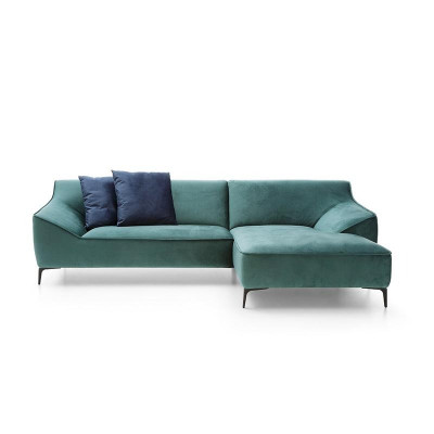 Design Corner sofa L-shape Modern Sofas Fabric Textile Couch Living landscape Sofa Velvet