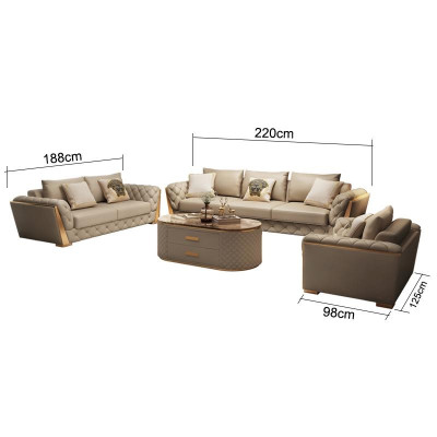 Modern sofa 3 seater living landscape designer couches seat cushion new
