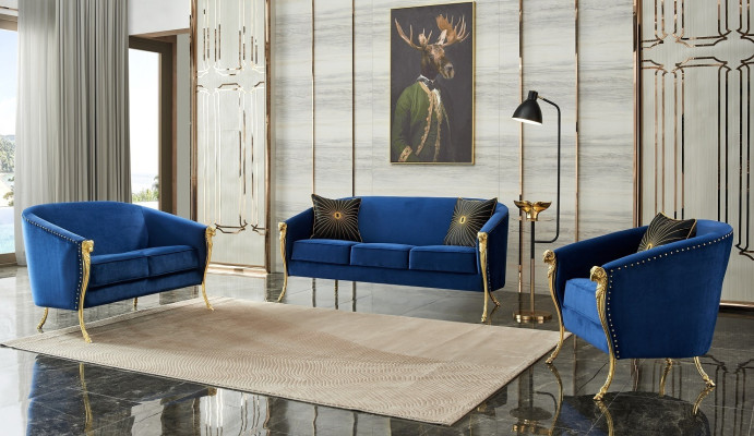 Design 3 Seater Relax Sofas Club Lounge Sofa Textile Upholstery Couch Fabric Couches