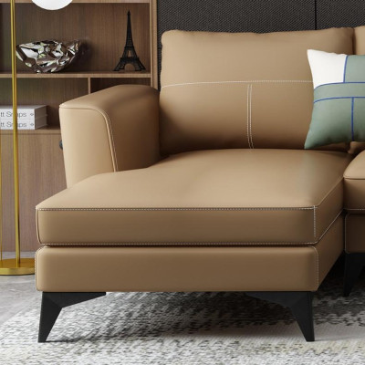 Design Esk Corner sofa L-shape Modern Sofas Leather sofa Couch Seat Living landscape Sofa