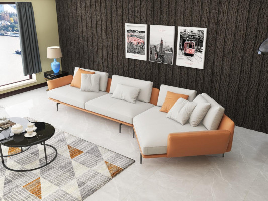 Corner sofa L-shape Fabric Couch Living landscape Suite Design Modern Sofa new Sofas