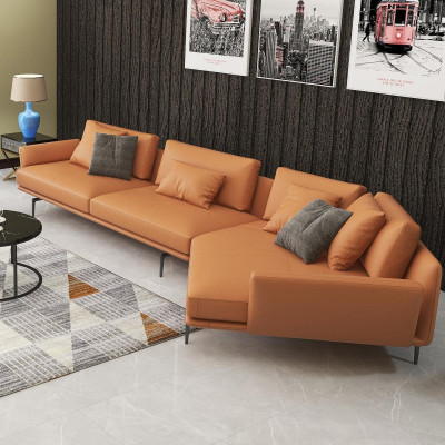 Corner sofa L-shape Fabric Couch Living landscape Suite Design Modern Sofa Trapezoid new