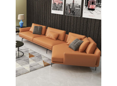 Corner sofa L-shape Fabric Couch Living landscape Suite Design Modern Sofa Trapezoid new