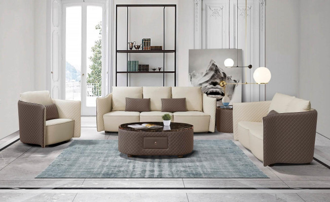 Three Seater Italian Style Sofa 3 Seater Modern Sofa Leather Sofa Couch