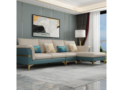 Design Corner sofa L-shape Modern Sofas Leather sofa Couch Living landscape Modern sofa